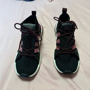 adidas Black and Pink Women's Sneakers